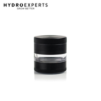 Kannastor 4 Piece Solid Top Jar Body Herb Grinder - 56MM / 64MM | Black