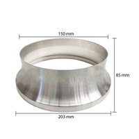 Aluminium Duct Reducer - 8" Inch (200MM) to 6" Inch (150MM