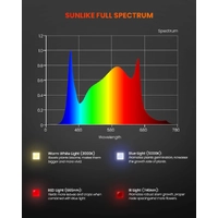 Spider Farmer SF 300 Veg - 33W |  2.2umol/J | Non Dimmable