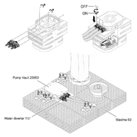 OASE 3-Way Water Diverter - 32MM (1¼