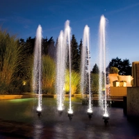 OASE Water Quintet Creative Complete Kit - 5 Individual Fountains with Multi Colour LED Light