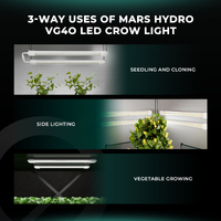 Mars Hydro VG40 Propagation & Clone LED Bar - 40W | 1.92 μmol/j | Non-Dimmable | IP65 | 60CM