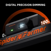 Spider Farmer LED Grow Light SE3000 EVO - 300W | 2.85 umol/J | Dimmable | IP44