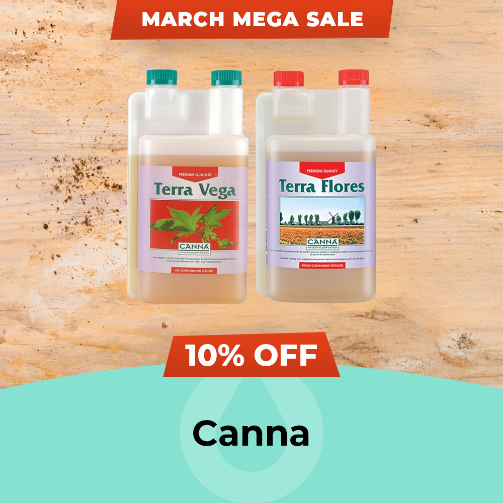 March Mega Sale 2025 Canna - 10% Off