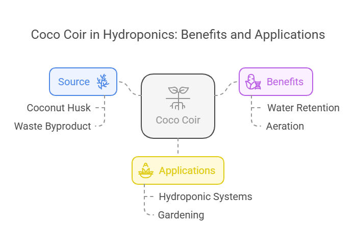  peat moss, coco coir, hydroponics, sustainable growing, growing mediums