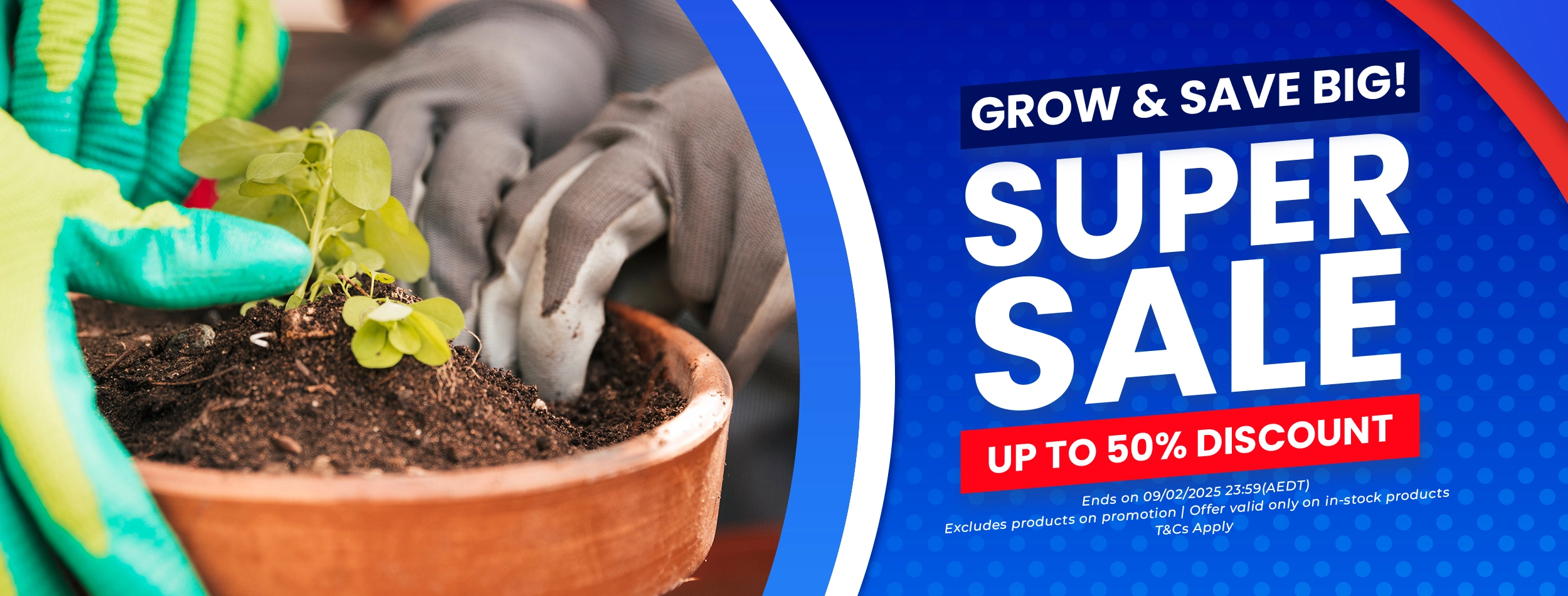 Grow & Save Big! Super Sale – Up to 50% OFF