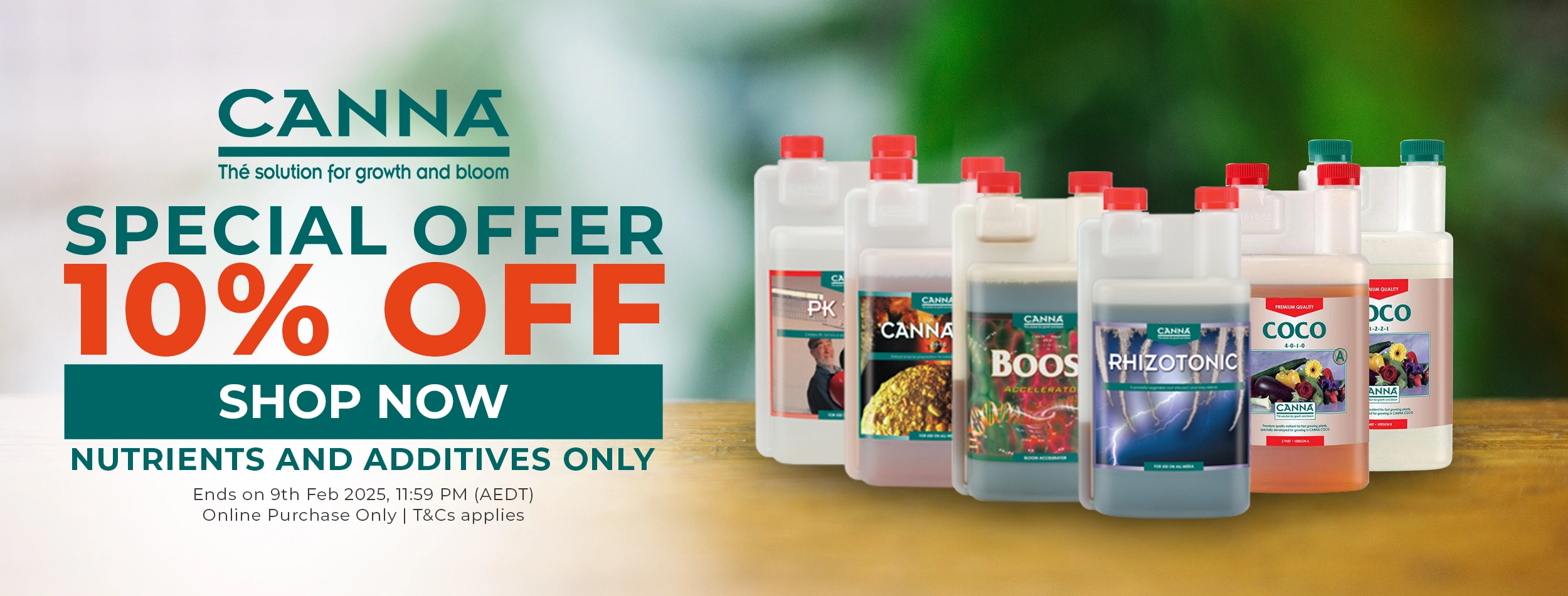 Canna Nutrients & Additives Sale - 10% OFF