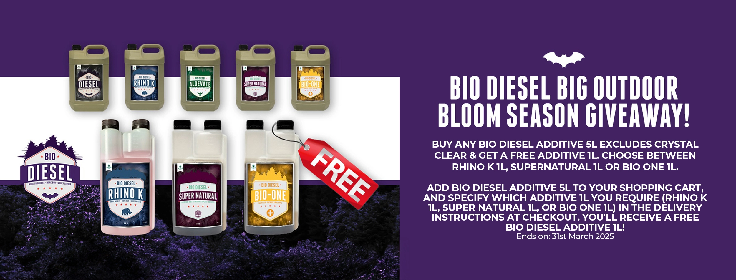 Bio Diesel Big Outdoor Blooms Giveaway