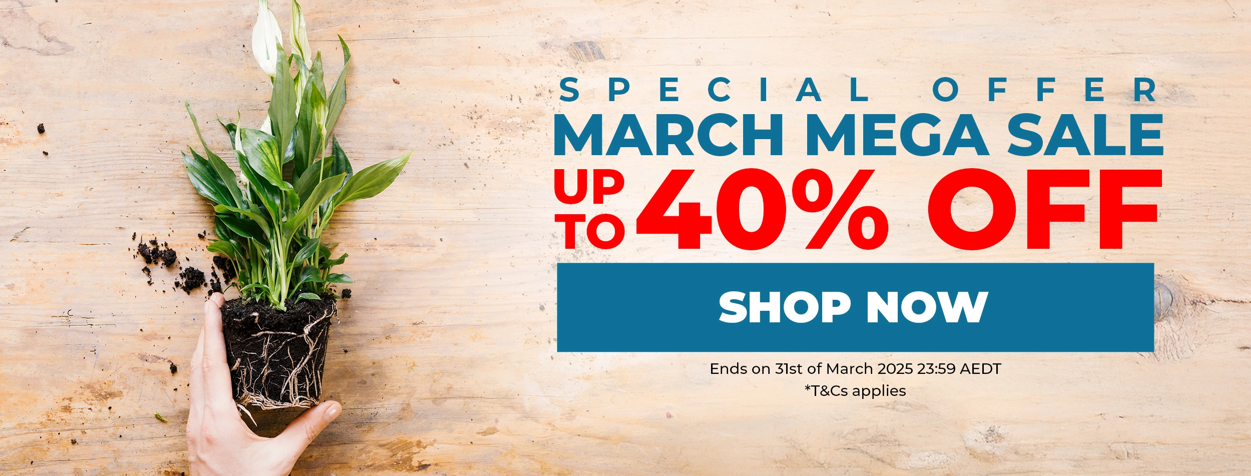 March Mega Sale Up to 40% OFF Hydroponic Essentials