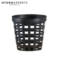 Teku Black Plastic Mesh Net Pot - 50MM