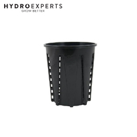 Anti-Root Spiral Round Garden Black Pot - 1.6L | Diameter: 143MM Height: 160MM