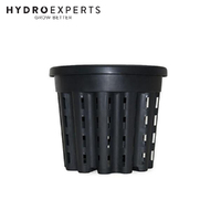 Anti-Root Spiral Round Garden Black Pot - 2L | Diameter: 160MM Height: 140MM