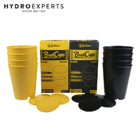 BudTrainer BudCups - Black / Yellow | Self-Draining Containers