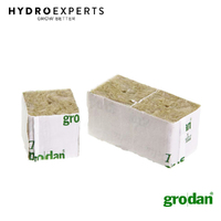 Grodan Wrapped Rockwool Propagation Cloning Cube - 40 x 40 x 40MM