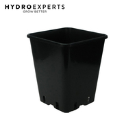 [70] x Flood Drain Square Plastic Pot - 11L | 23CM (W) x 23CM (L) x 27CM (H)