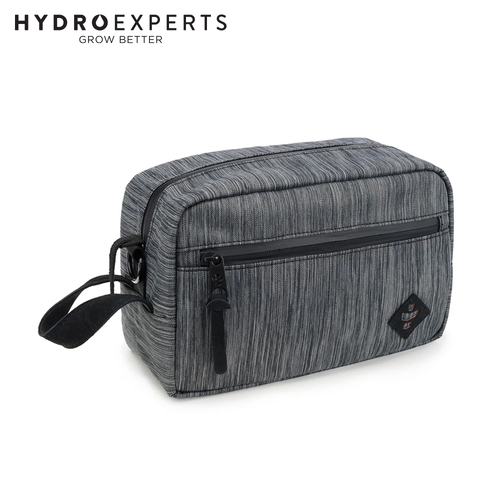 Revelry The Stowaway Toiletry Smell Proof Bag - Crosshatch Grey