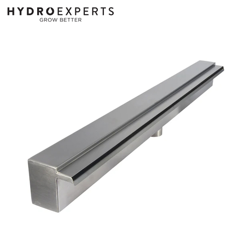 PondMAX Stainless Steel Waterwall – 900MM | [Lip Size: 30MM] [Entry Type: Bottom]